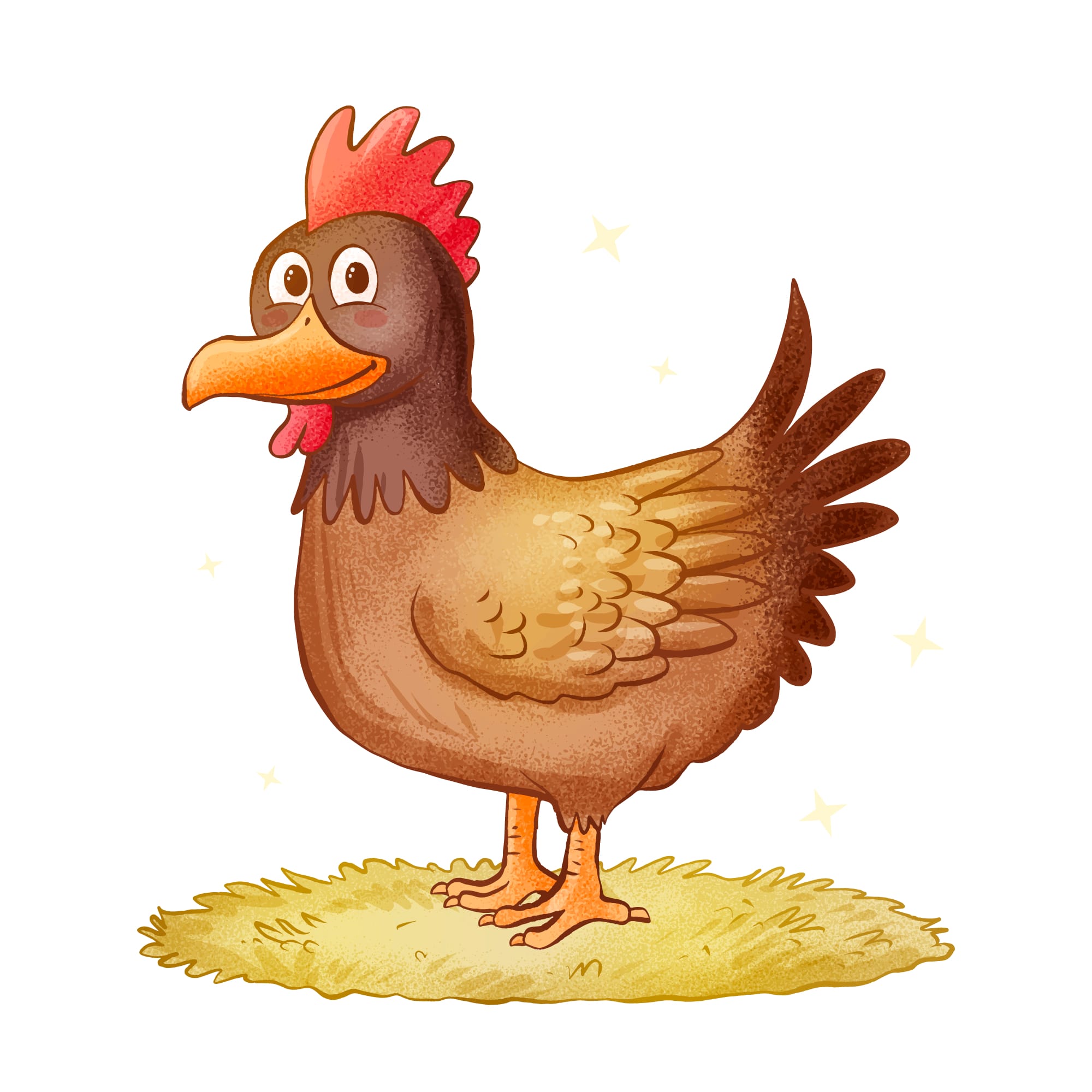 Various chicken breeds in a sunny coop